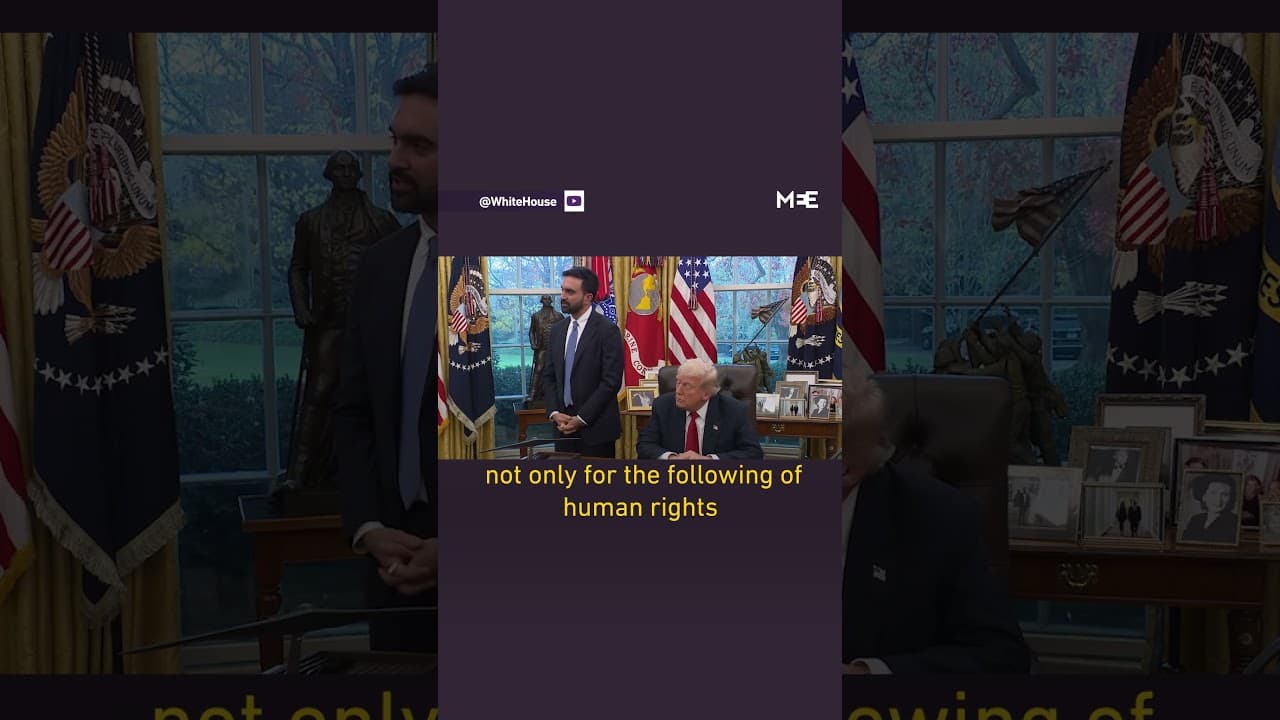 Mamdani says he spoke with Trump about Israeli government ‘committing genocide’ in Gaza