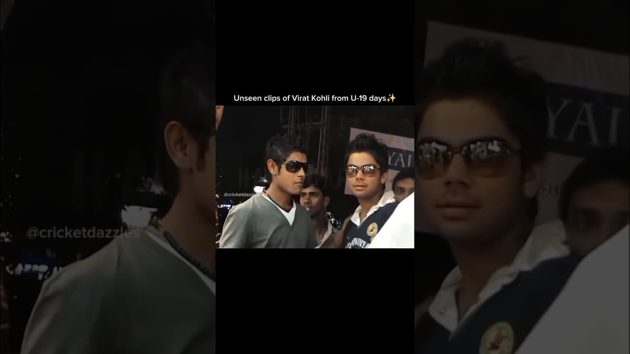 Virat Kohli in U19 days 👀✨#viratkohli#indiancricket#cricketshorts