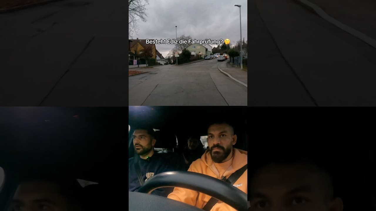 Fahrprüfung mit @edizderbreite  😆 hättet ihr die schwierige Stelle erkannt ? #fahrprüfung