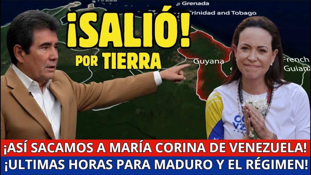 ¡EXCLUSIVO! La fuga de María Corina y el ataque aéreo de Venezuela a EE. UU.