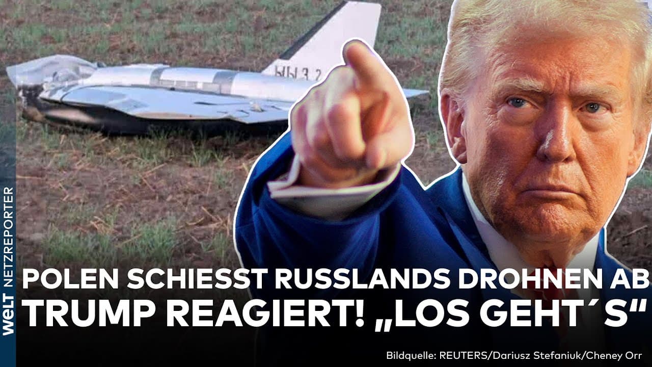 POLEN: Donnerschlag! "Los geht`s" - Trump reagiert auf Drohnen von Russland im Luftraum der Nato