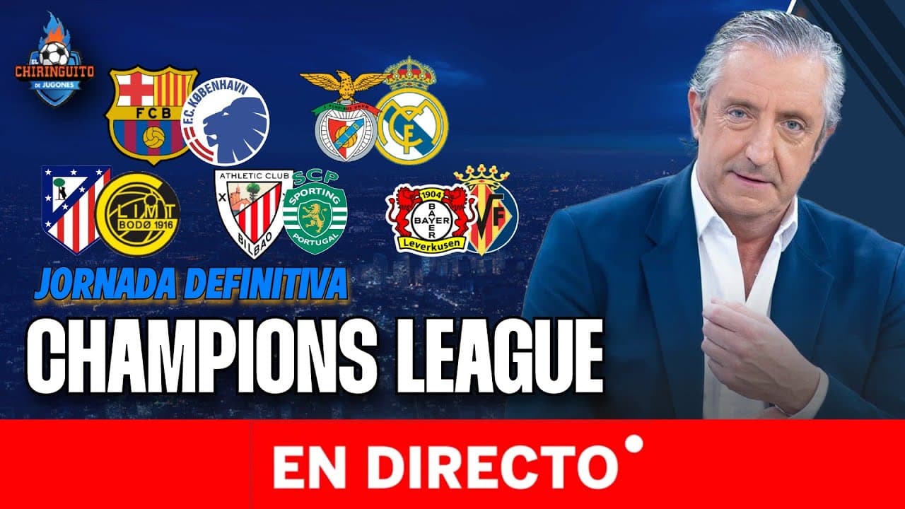 JORNADA DEFINITIVA DE CHAMPIONS LEAGUE | Chiringuito Inside | Barça, Real Madrid... se la juegan