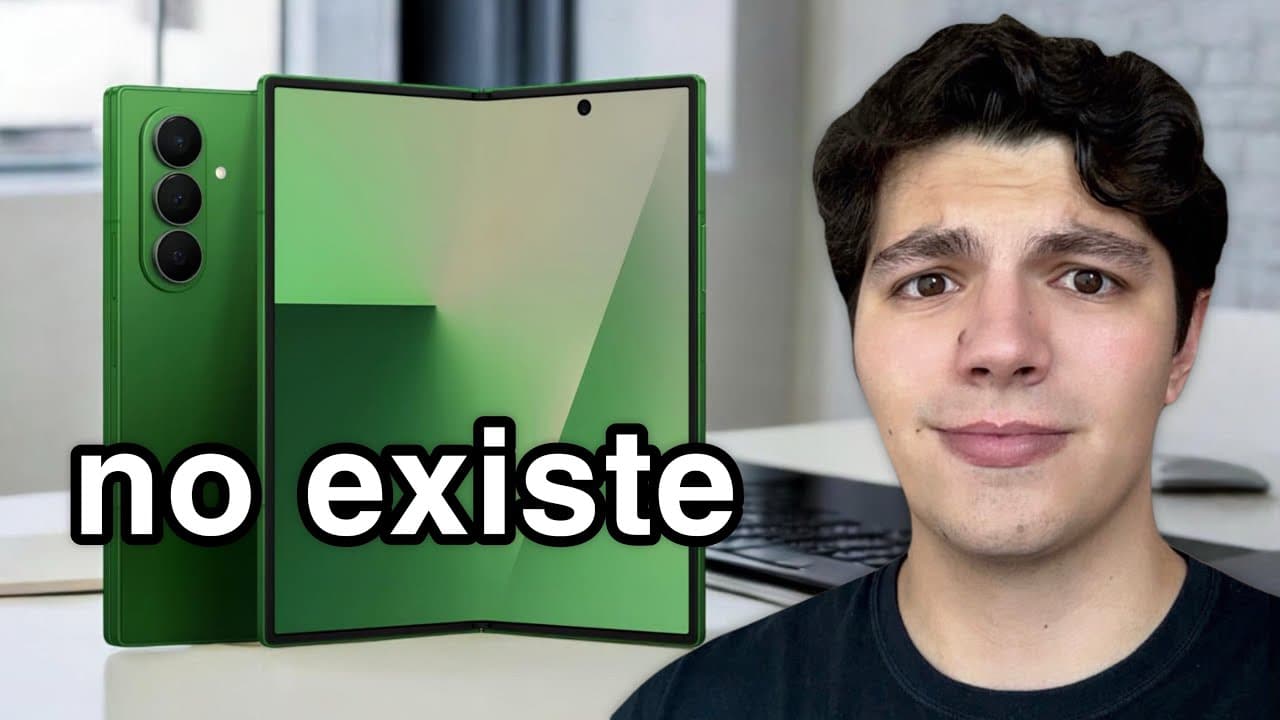 UN ESTAFADOR INTENTÓ RECLAMAR UN SAMSUNG GALAXY FOLD 7 VERDE!!!
