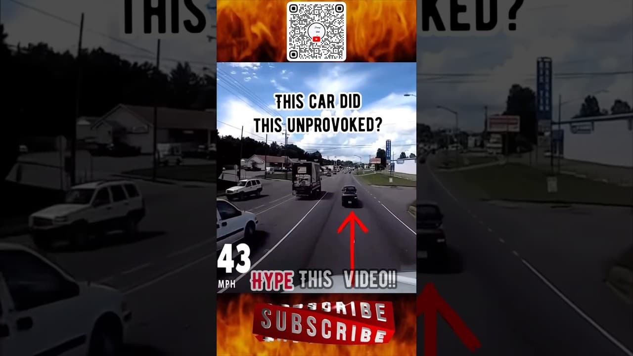 With dash cam proves the car is a DumbA$$ 💯
