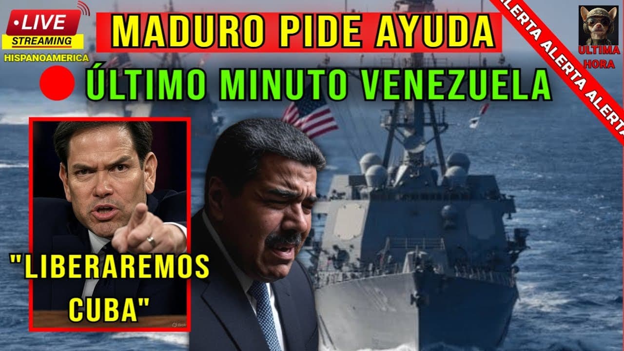 VENEZUELA 🔴EN DIRECTO: MADURO PIDE AYUDA Y MARCO RUBIO AVISA SOBRE CUBA JRENTRECOMILLAS
