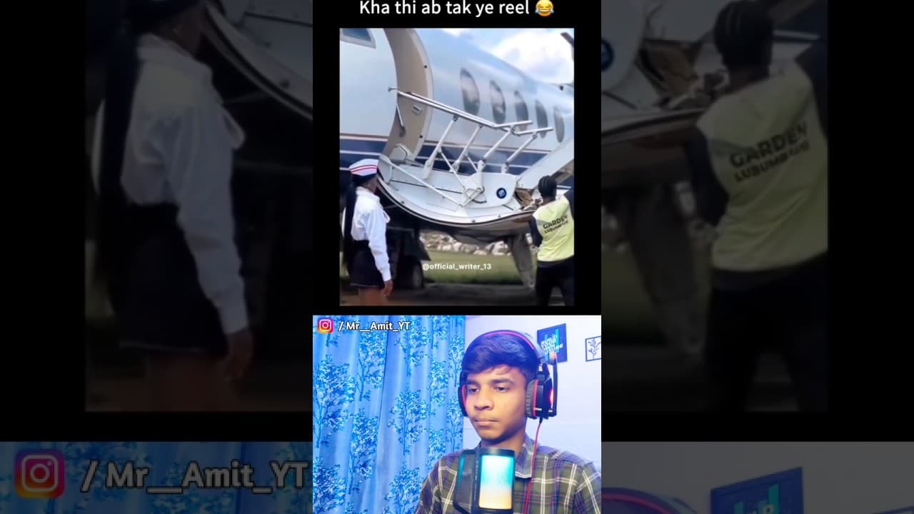 Abhi tak kaha thi ye reel 🤣 #airport #pilot #funny #shorts