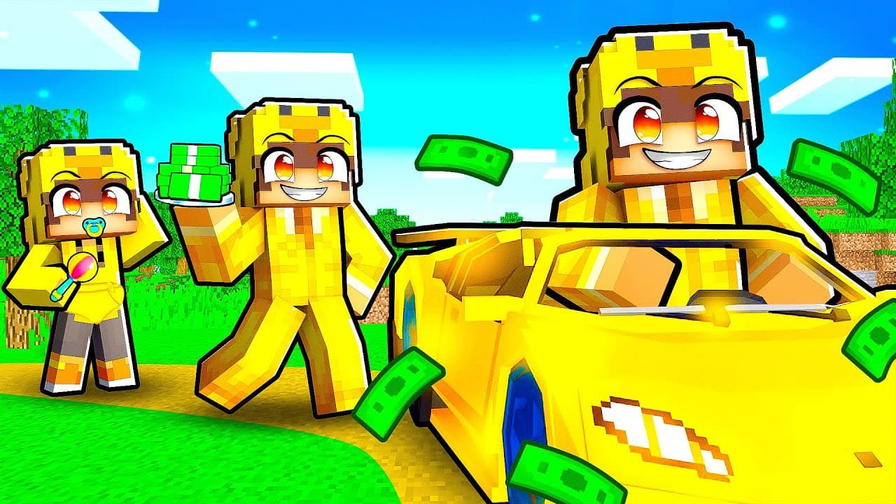 OD ROĐENJA DO MILIONERA U MINECRAFTU