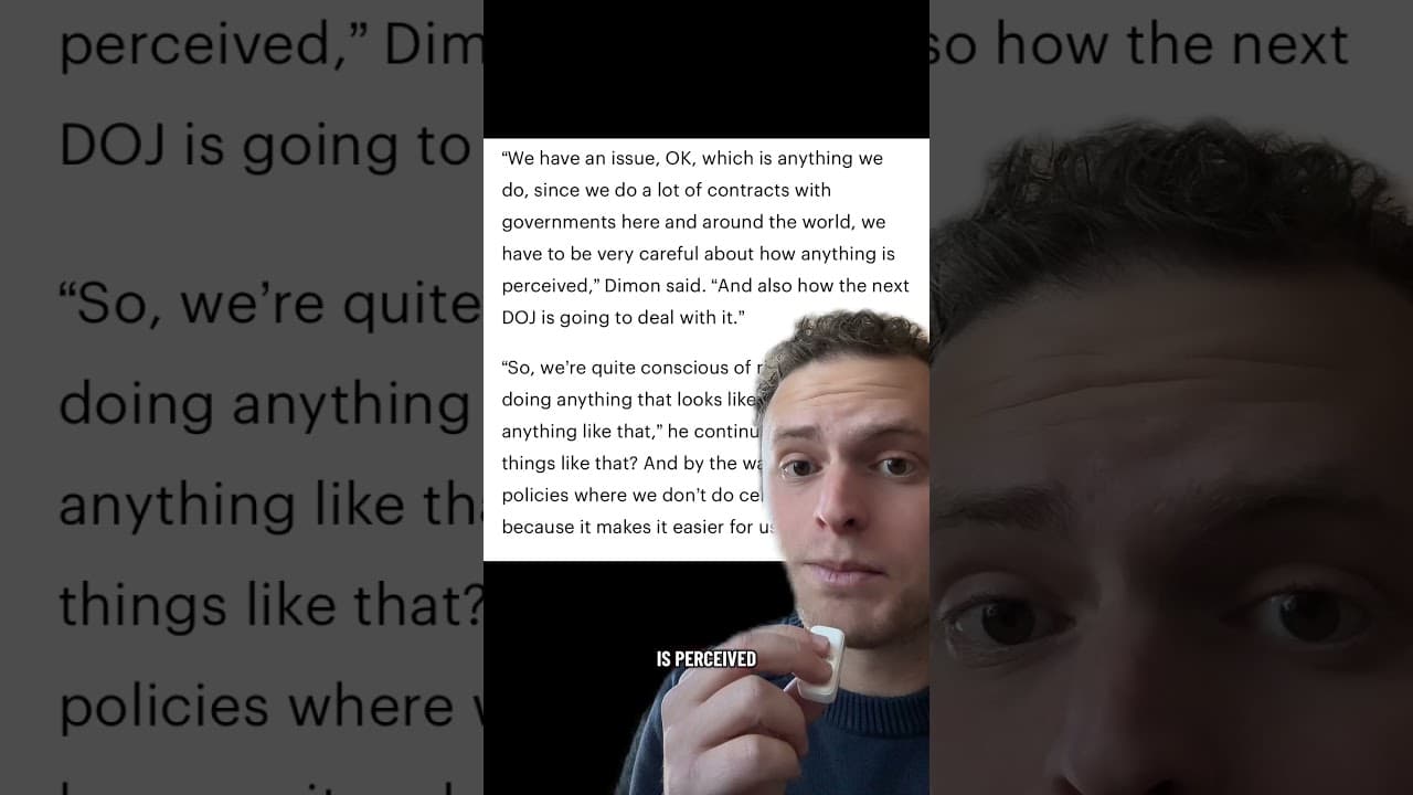 JPMorgan CEO Jamie Dimon to think that companies with Trump’s ballroom project could be prosecuted.