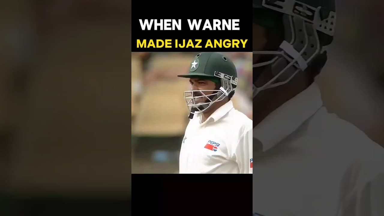 Never make Ijaz Ahmed angry #ytshorts #cricketlover #cricketshorts #cricket