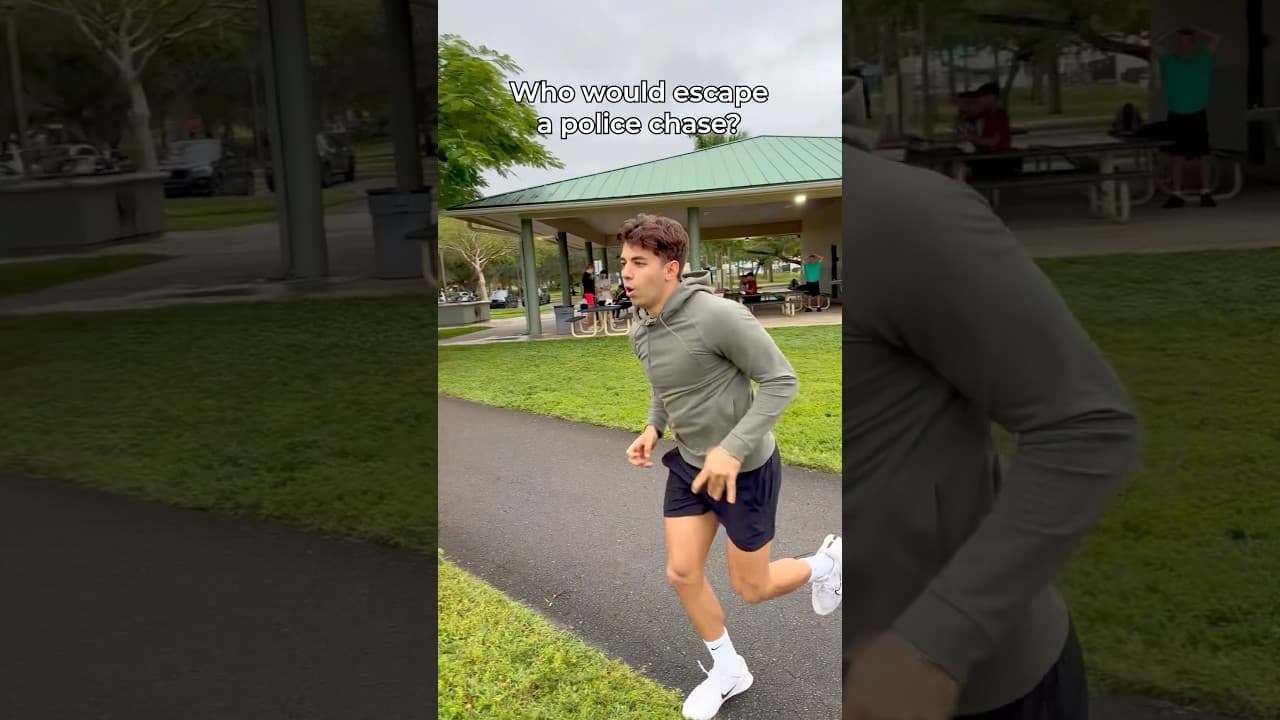 Who Would Escape a Police Chase ??