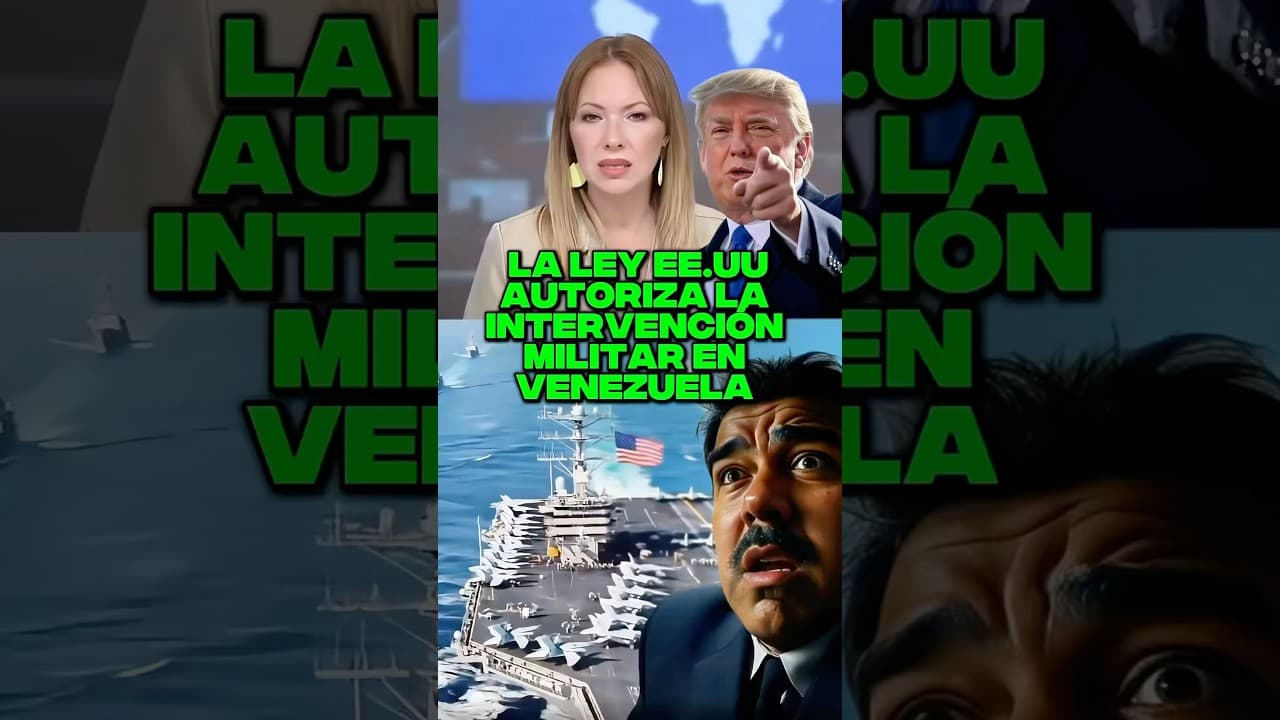 LA LEY EE.UU AUTORIZA LA INTERVENCIÓN MILITAR EN VENEZUELA #milei #javiermilei