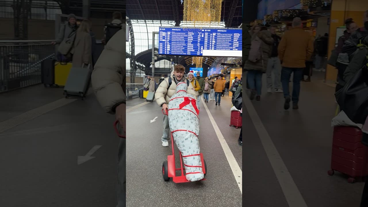 Fake Geschenk an Monte💀😂 | Lewinray #shorts