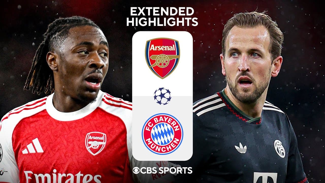 Arsenal vs. Bayern: Extended Highlights | UCL League Phase MD 5 | CBS Sports Golazo
