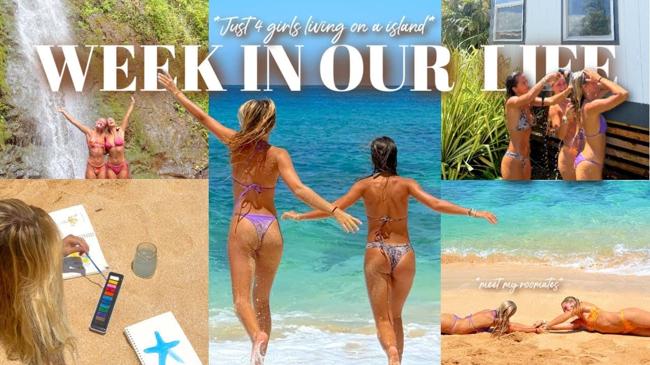 JUST 4 GIRLS LIVING IN HAWAII... || Choatic week in our lives: beach days, hiking, & more!