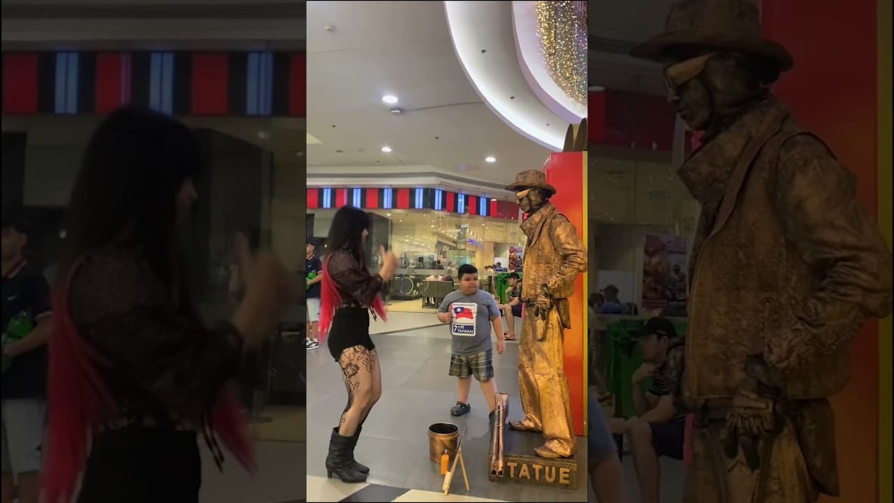 Statue Has to Imitate People