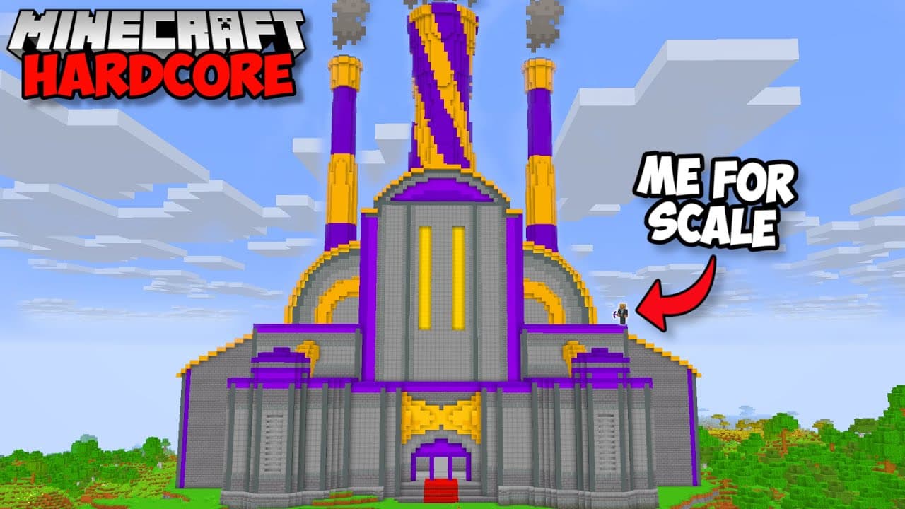 I Built A CHOCOLATE FACTORY in Minecraft Hardcore (#116)