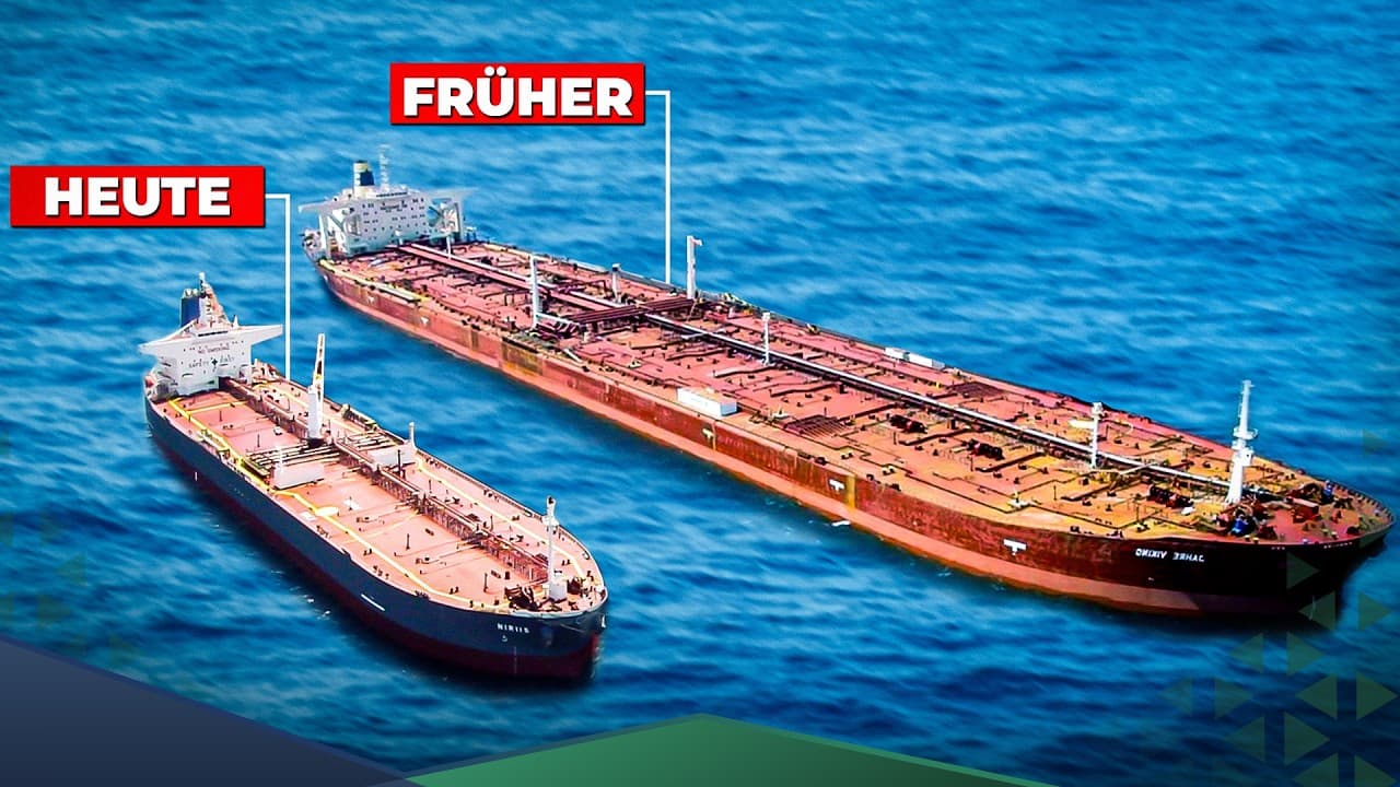 Darum werden Öltanker immer kleiner