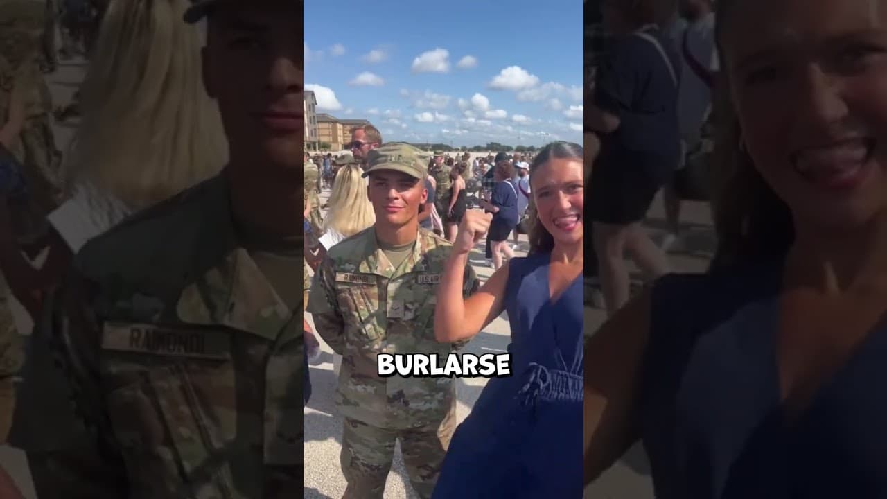 La familia convirtió la graduación militar en una broma #shorts
