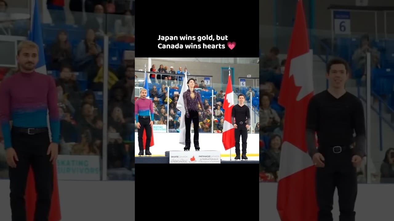 Japan wins gold but Canada wins hearts ❤️
