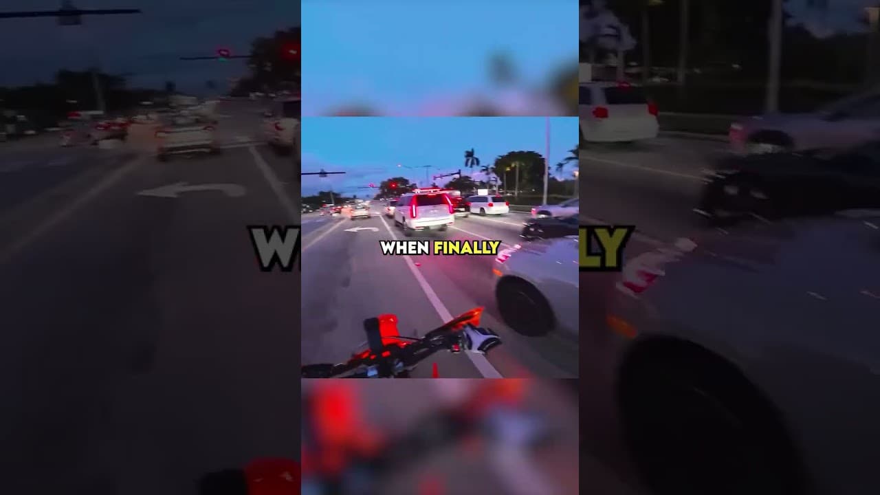 W Biker Rizzed Girl In Front Of Her Brother @realSEAKY