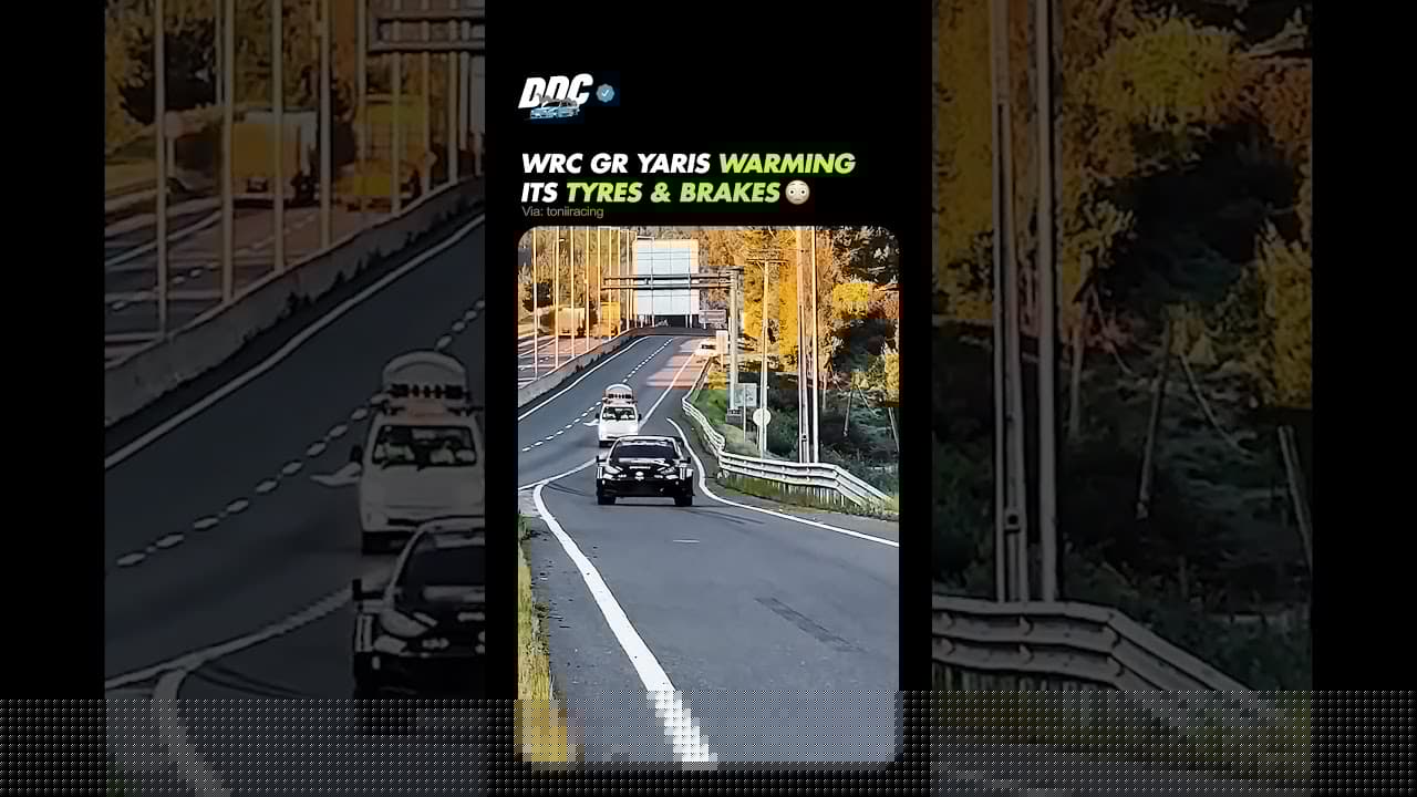 WRC GR YARIS SHOWING OFF ITS MECHANICAL CAPABILITIES