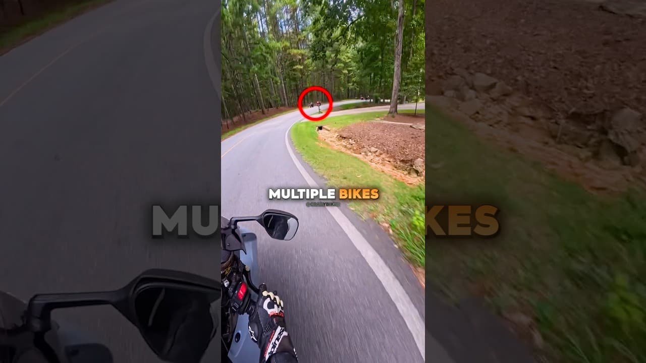 Bikers Friend Crashes! 😨