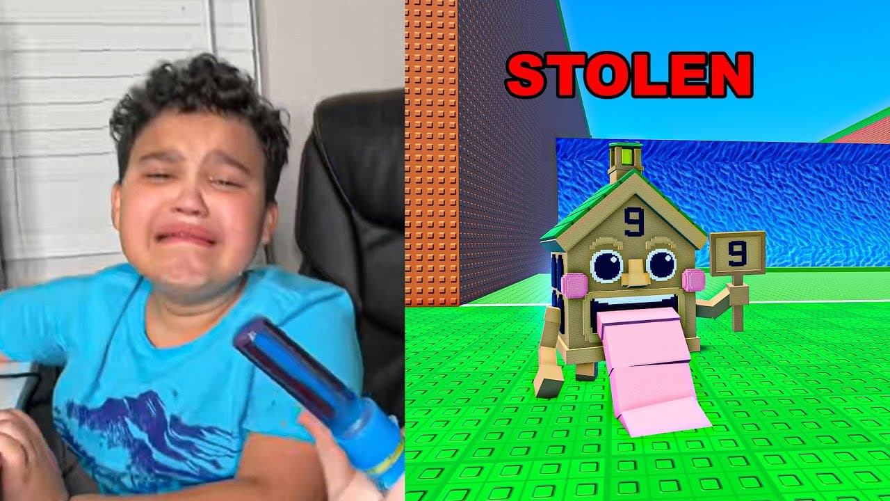 making kids cry in survive tsunami for brainrot