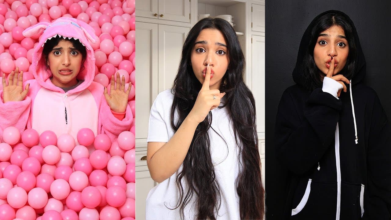 تحدي الغميضة بلون واحد في بيتنا الجديد !!! شفا