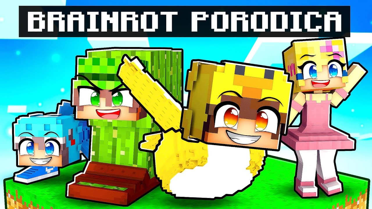 IMAM BRAINROT PORODICU U MINECRAFTU!