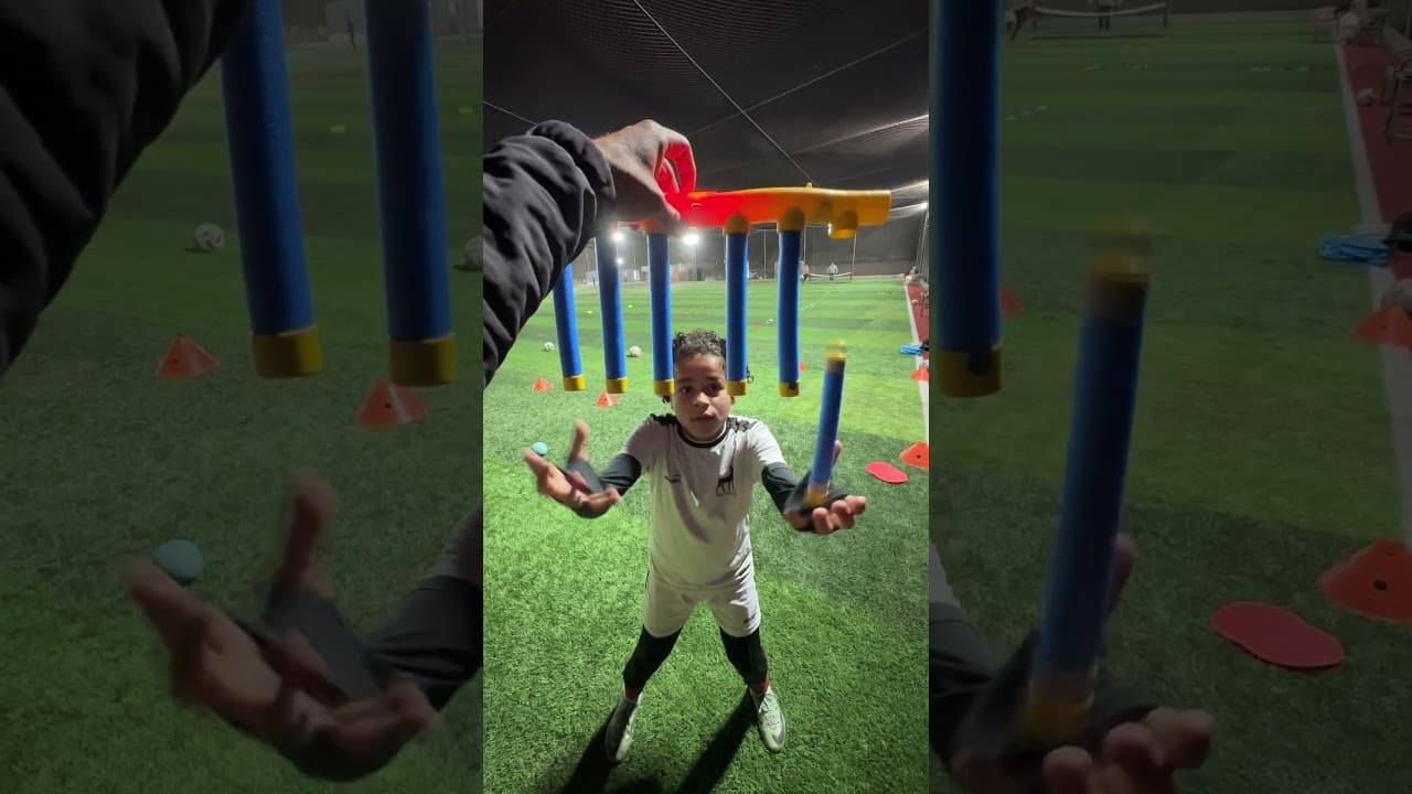 اختبار العامل الذهني وسرعة رد الفعل | Reaction Test ⚡️🔥💫 #football soccer #كرة_القدم  #كرة_قدم