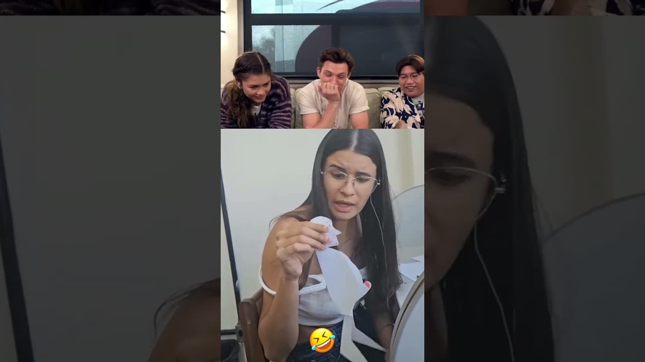 Tom Holland Reacts To Viral Funny Videos Part 21