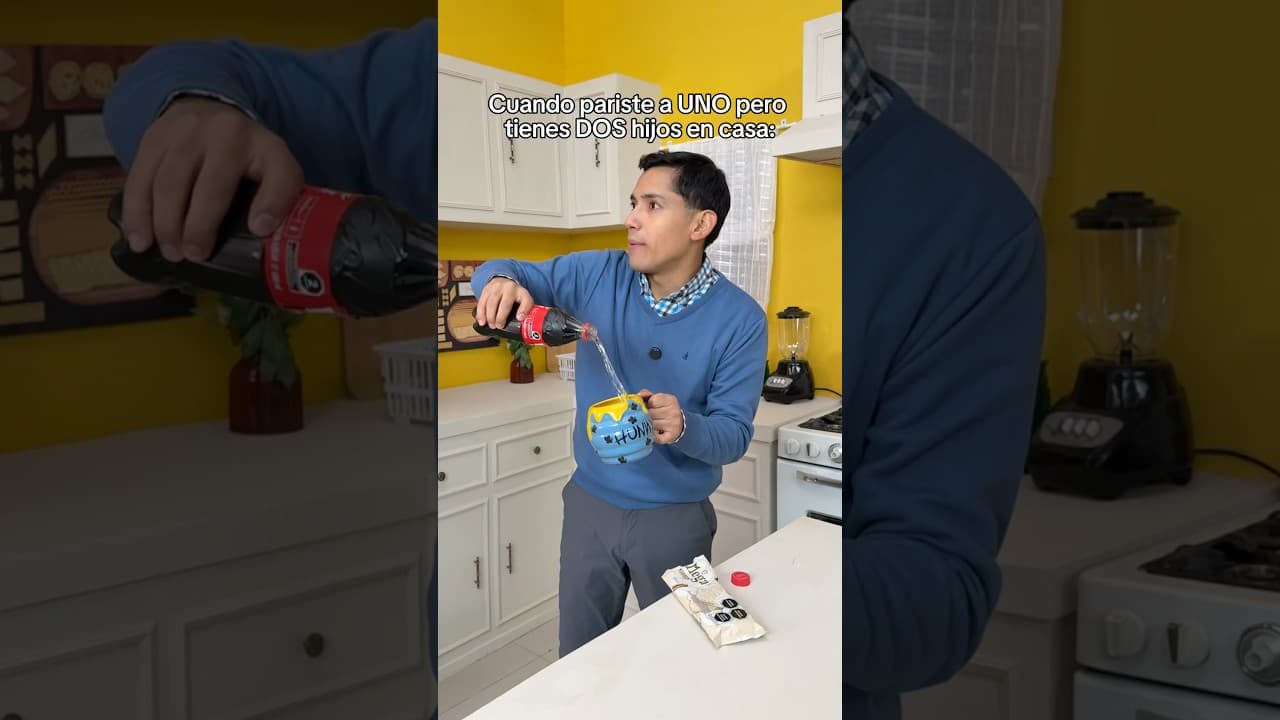 Tu mamá parió a uno, pero tiene a dos 😂