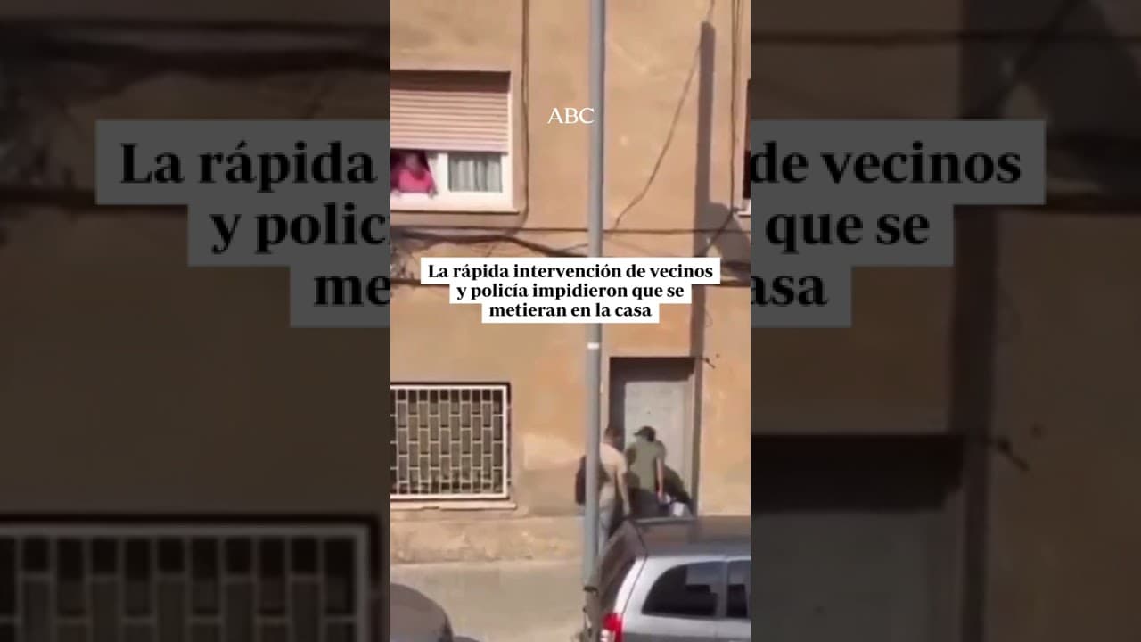 Tres INDIVIDUOS intentan OKUPAR una VIVIENDA en BADALONA (Cataluña)