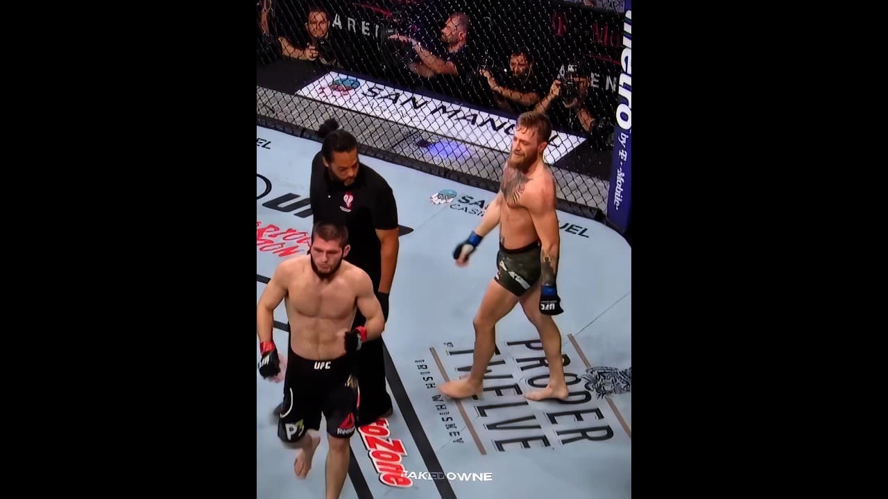 Khabib’s feint in action #mma