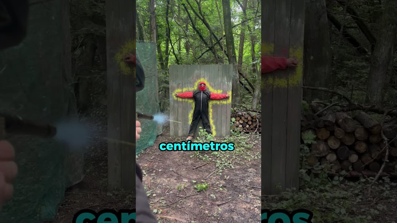 Se acercó demasiado... 😨🥜 (@zone74loisirspaintball)
