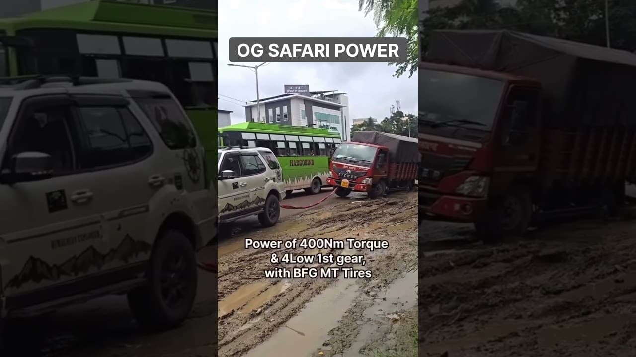 This Tata Car's power is Insane 🤯 Such a Capable Offroading SUV 😍