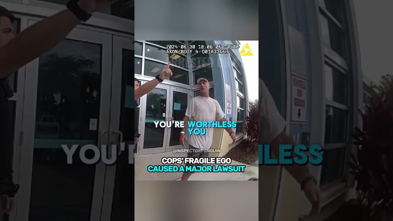 Cops' Fragile Ego Caused A Major Lawsuit 🤯