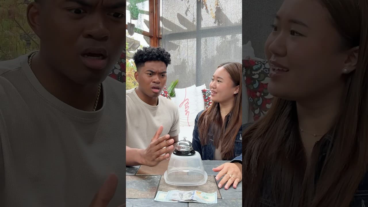 Ring the bell and lose👀 #couple #couples #couplecomedy #boyfriend #comedy #funnyvideo #funny #fun