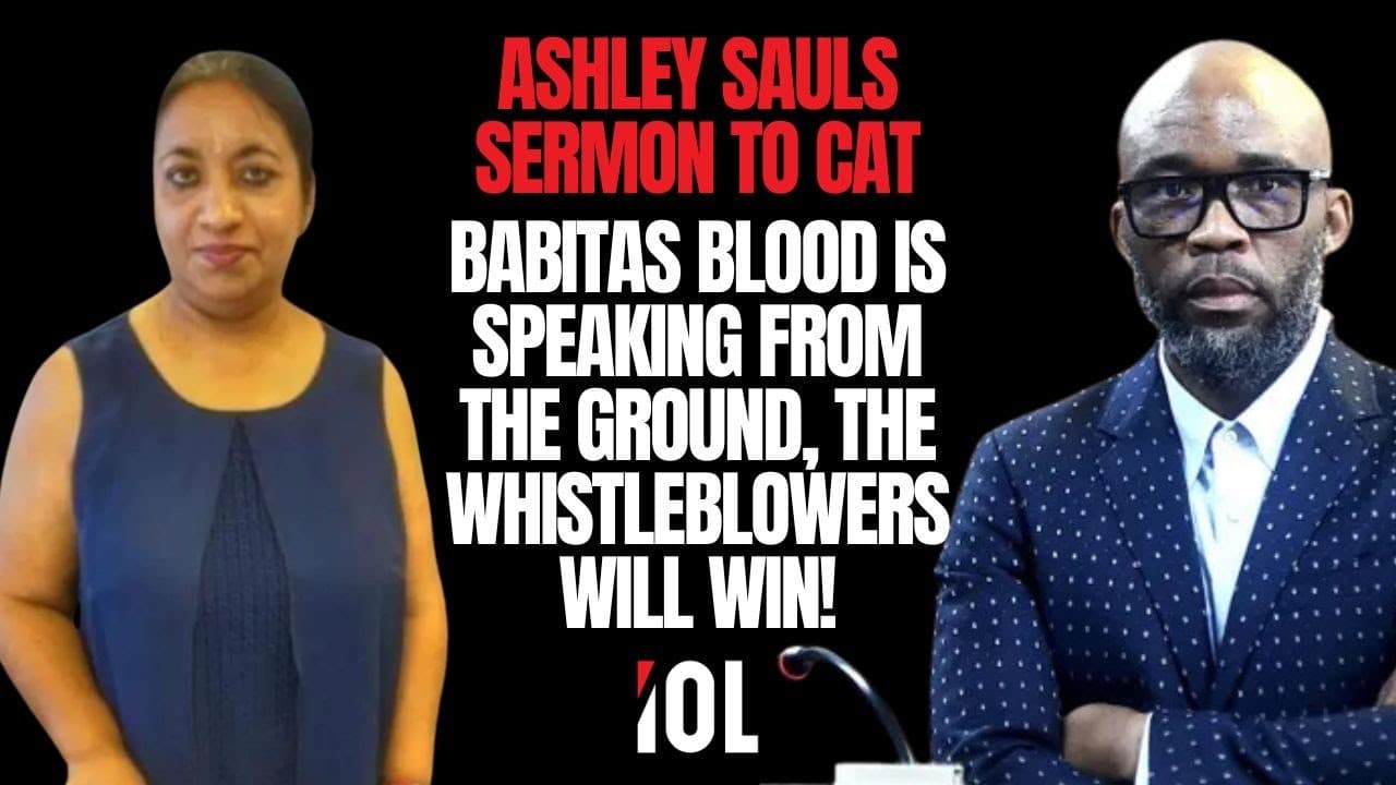 Babita Deokaran's blood is speaking from below, the whistleblowers will win - Ashley Sauls tells Cat