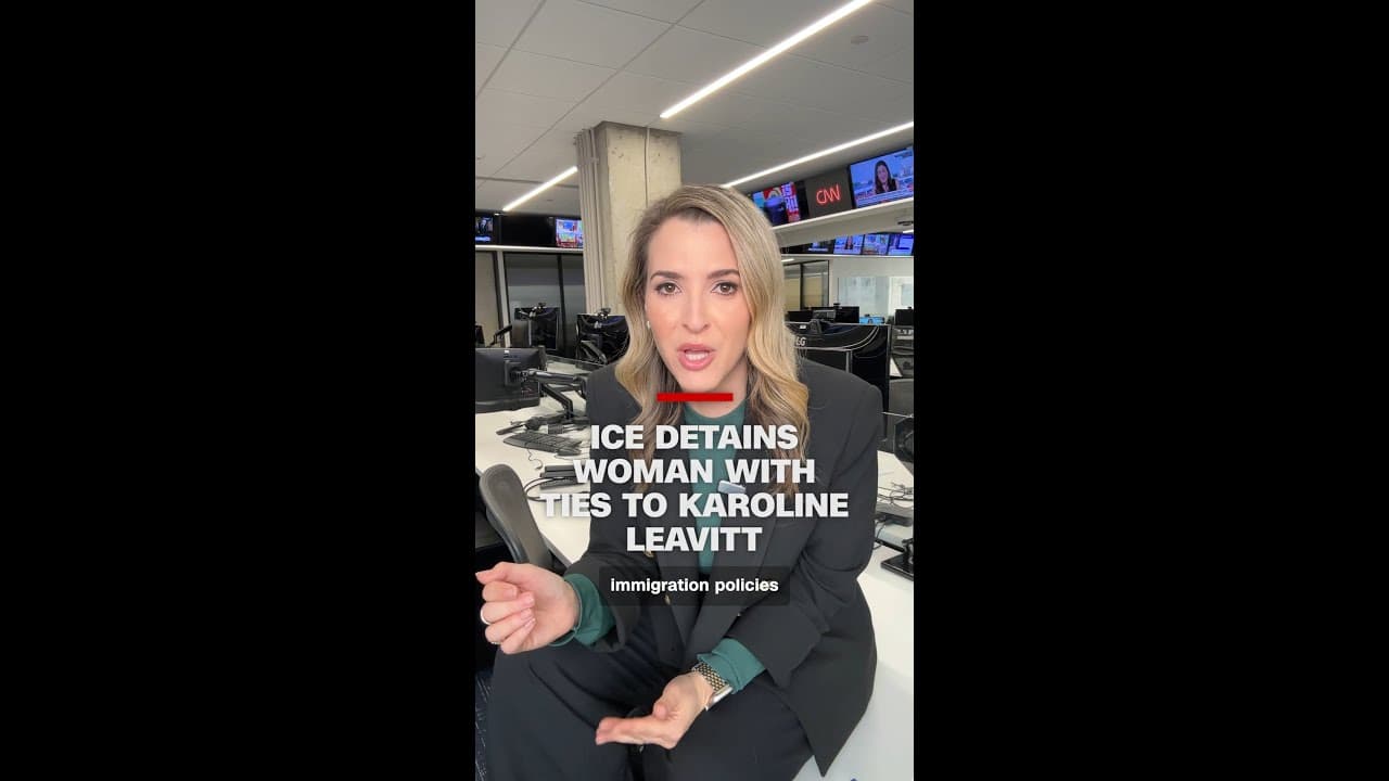 ICE detains woman with ties to Karoline Leavitt
