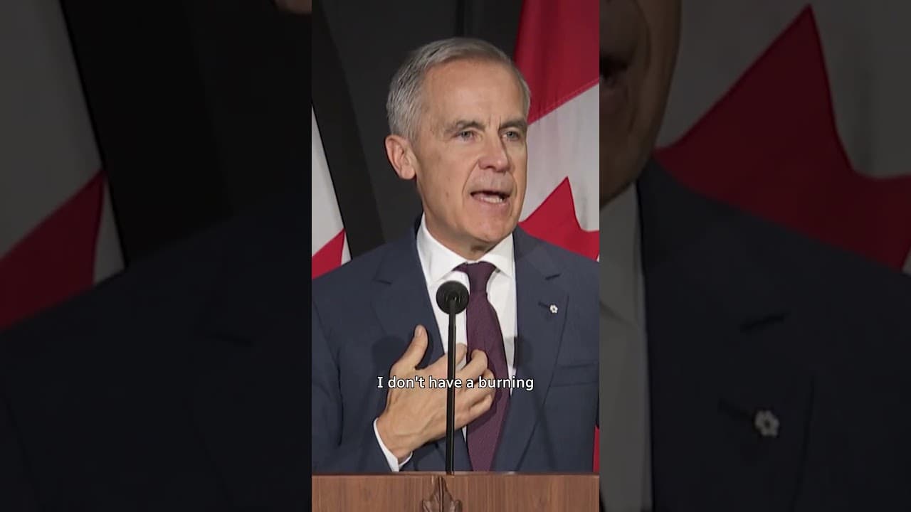 Carney says 'who cares' when asked about trade talks with Trump