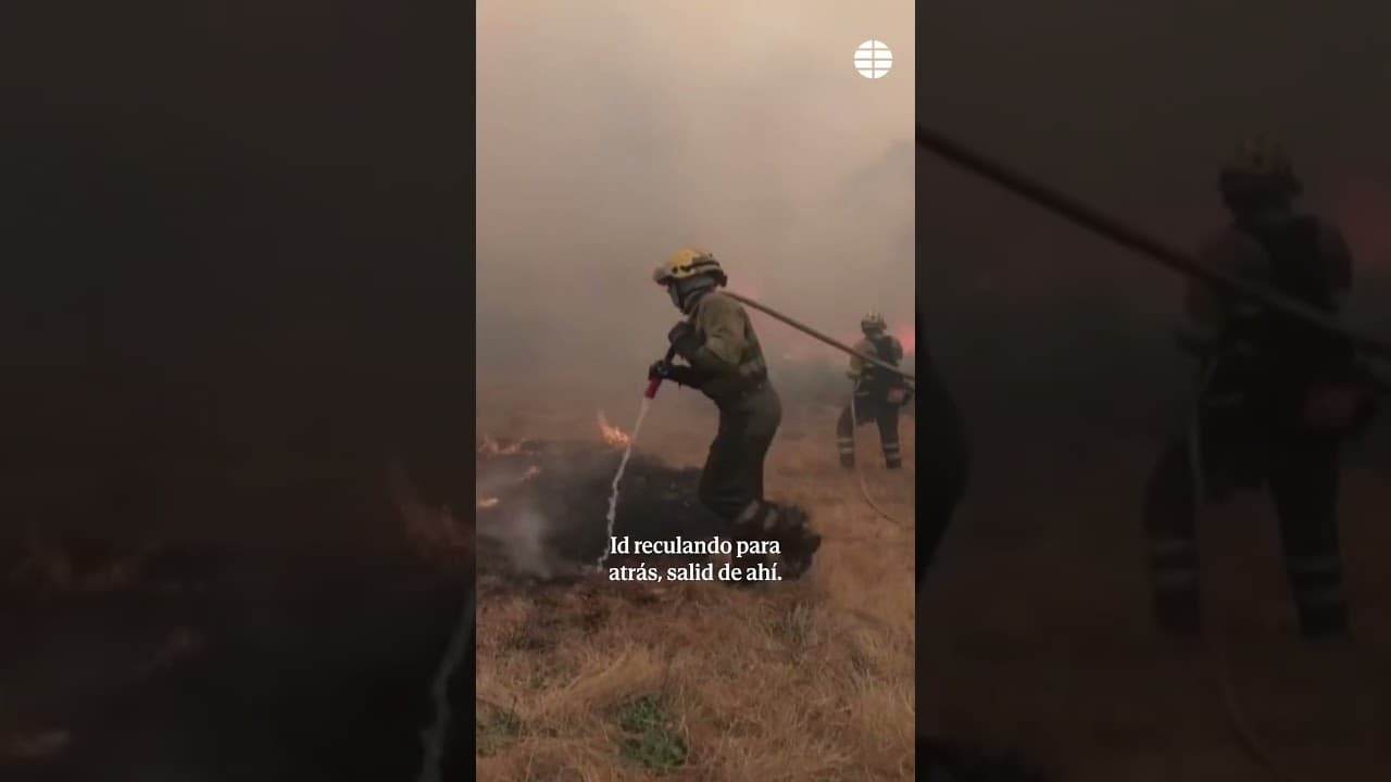 Un bombero graba en primera persona la lucha contra los incendios #Incendios #Bombero #Cámara