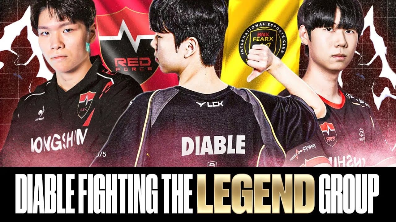 DIABLE FIGHTING THE LEGEND GROUP - BFX VS NS - LCK PLAYINS 2025
