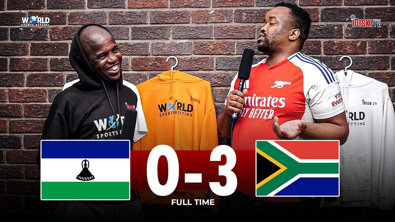 Sipho Mbule Class is Permanent | Lesotho 0-3 Bafana Bafana | Junior Khanye