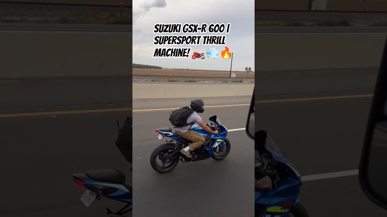 Suzuki GSX-R 600 | Supersport Thrill Machine! 🏍️💨🔥