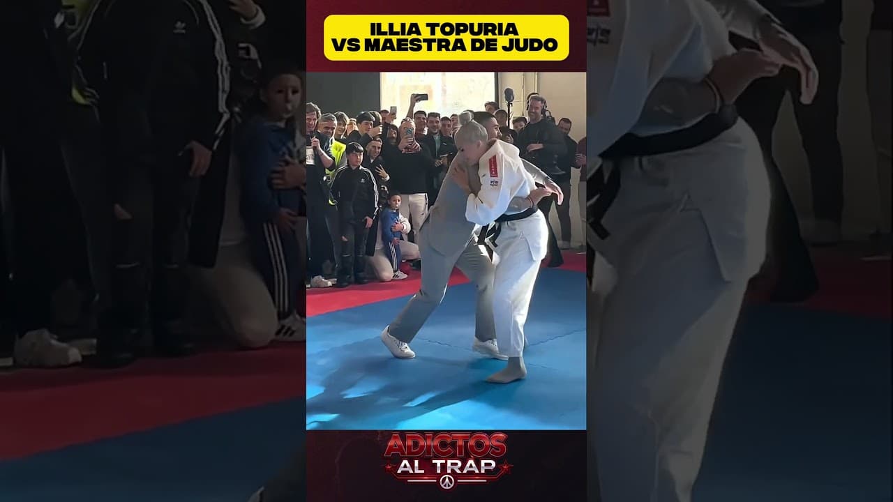 ILLIA TOPURIA Vs MAESTRA de JUDO‼️😱#illiatopuria #madrid #barcelona #canarias #españa #murcia