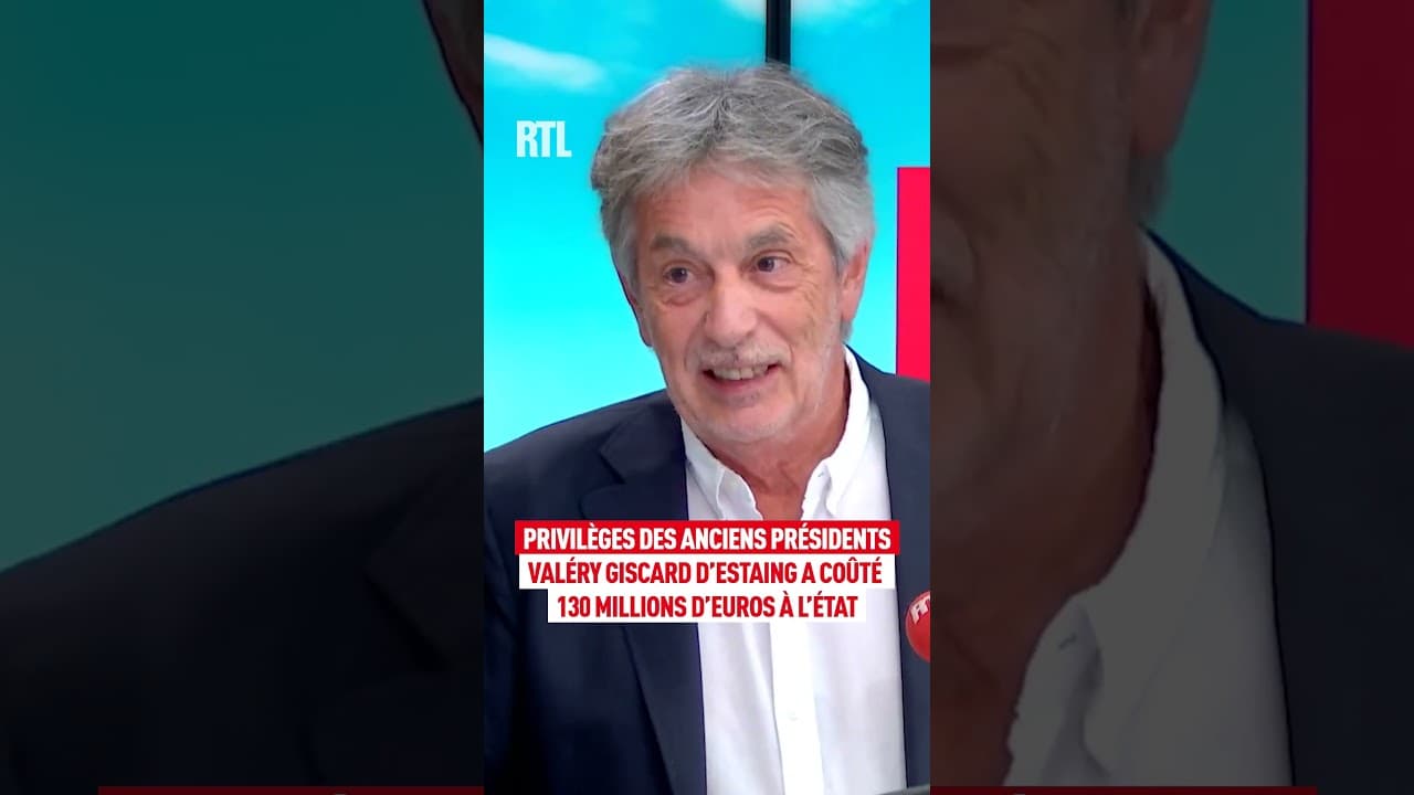 Privilèges des anciens présidents : "Valéry Giscard d’Estaing a coûté 130 millions d’euros à l'Etat"