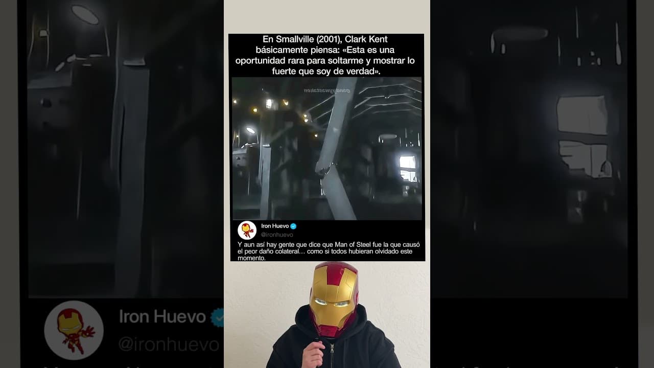 Clark básicamente dice: «Es una rara oportunidad para mostrar lo fuerte que soy»