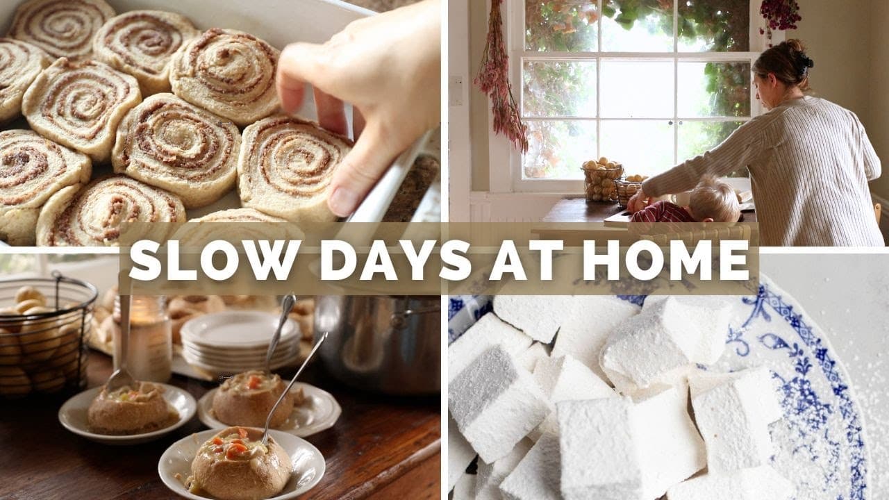 Cozy winter homemaking
