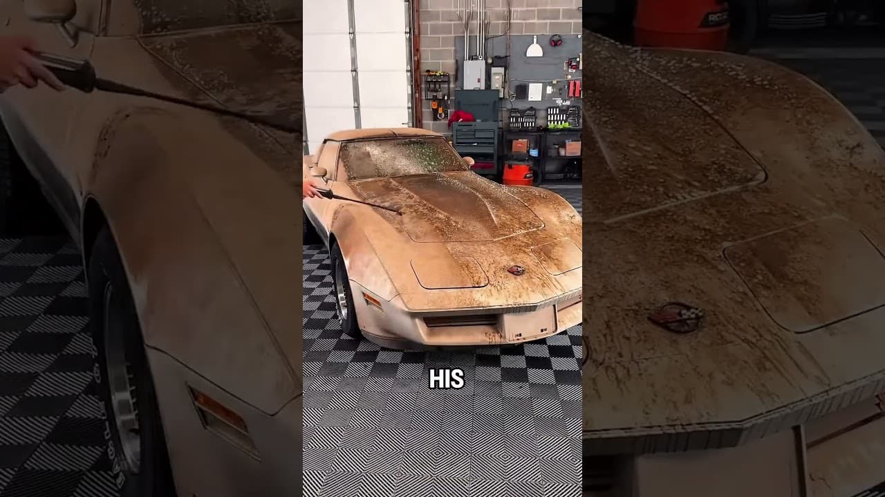 Found! Abandoned Corvette Hidden in Grandpa's Garage for 10 Years!